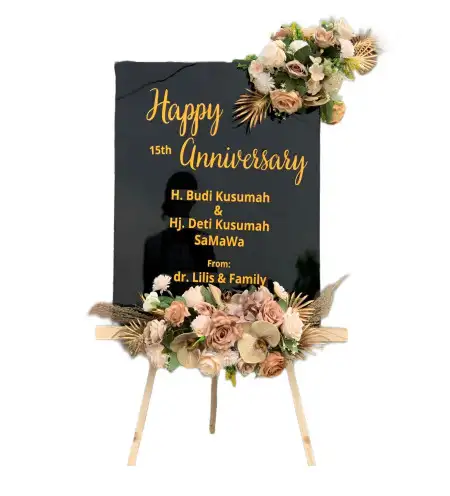 Papan Bunga Akrilik Gendol