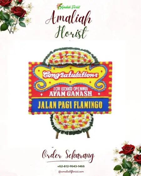 Sewa Papan Bunga Gendol